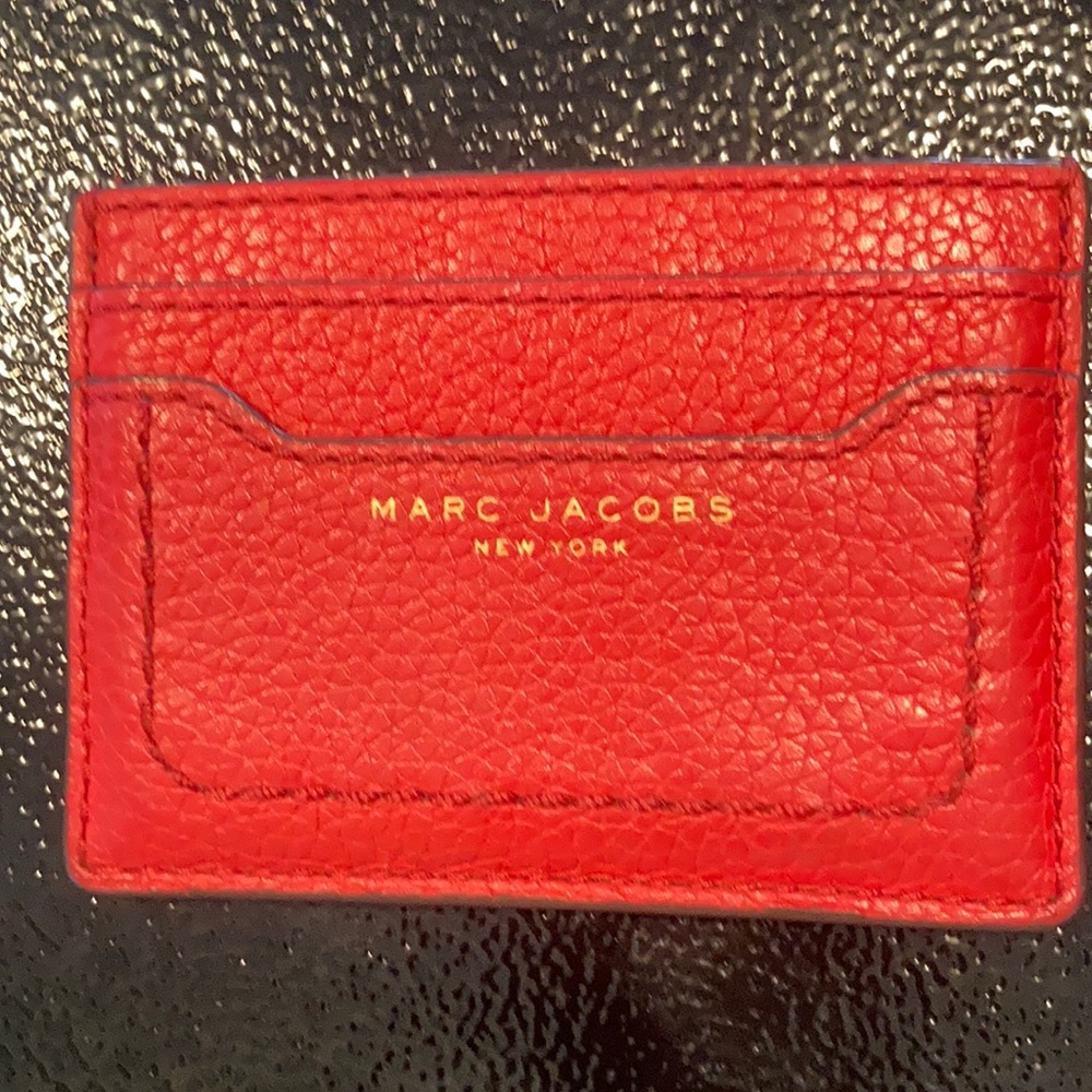 Red Marc Jacobs Credit Card Holder